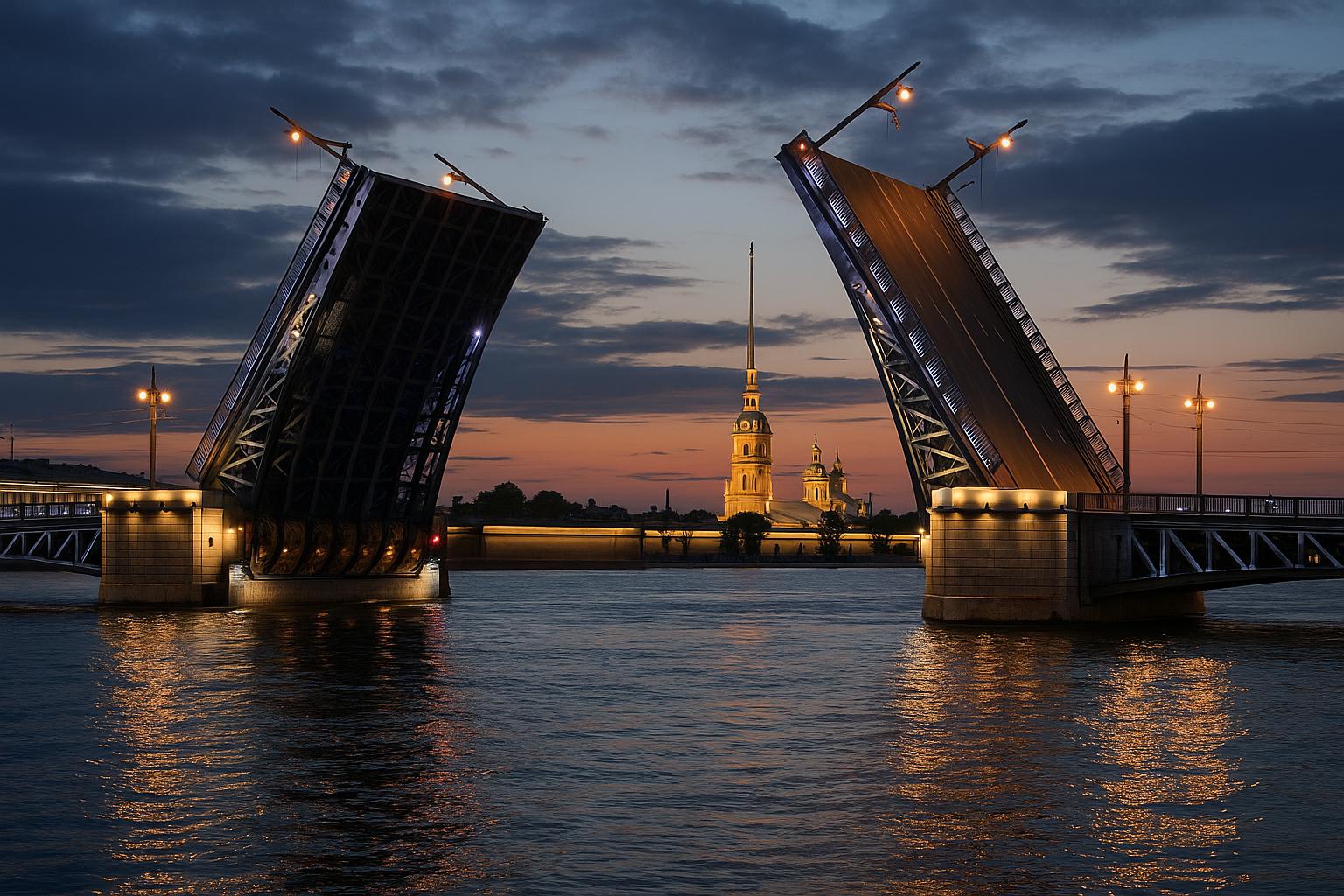 Watch the Raising of the Bridges